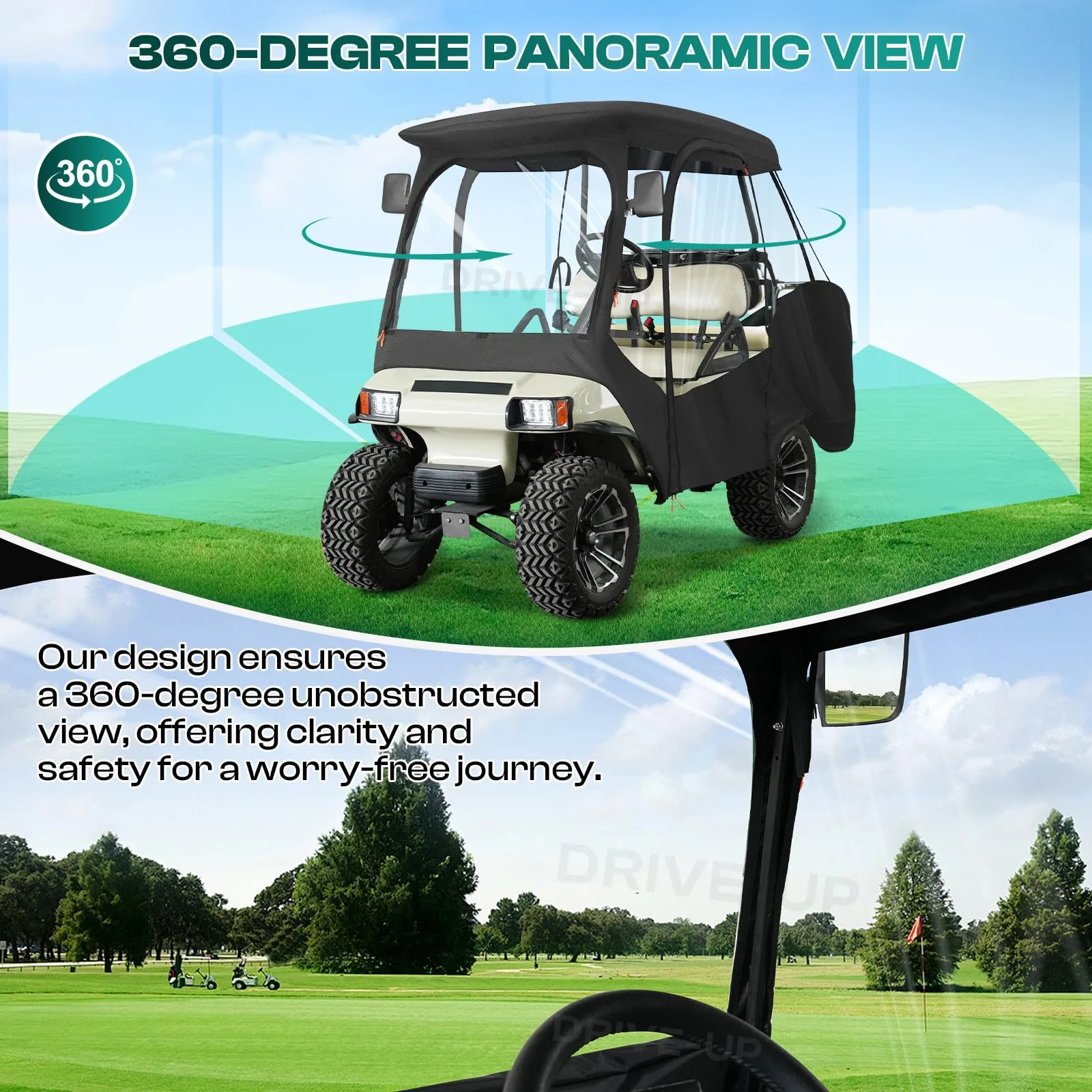 DRIVE UP Club Car DS Golf Cart Enclosure C0039 image 4