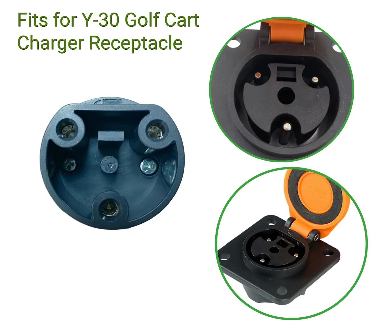 JOEEGO Y-30 Golf Cart Charging Cord for Coleman DR48V image 3