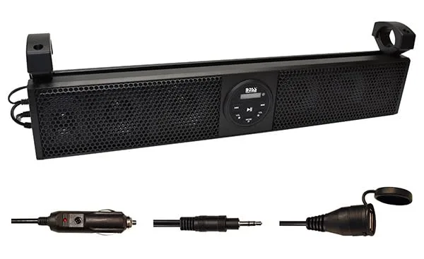 ACED Parts 26-Inch Golf Cart Sound Bar with Bluetooth