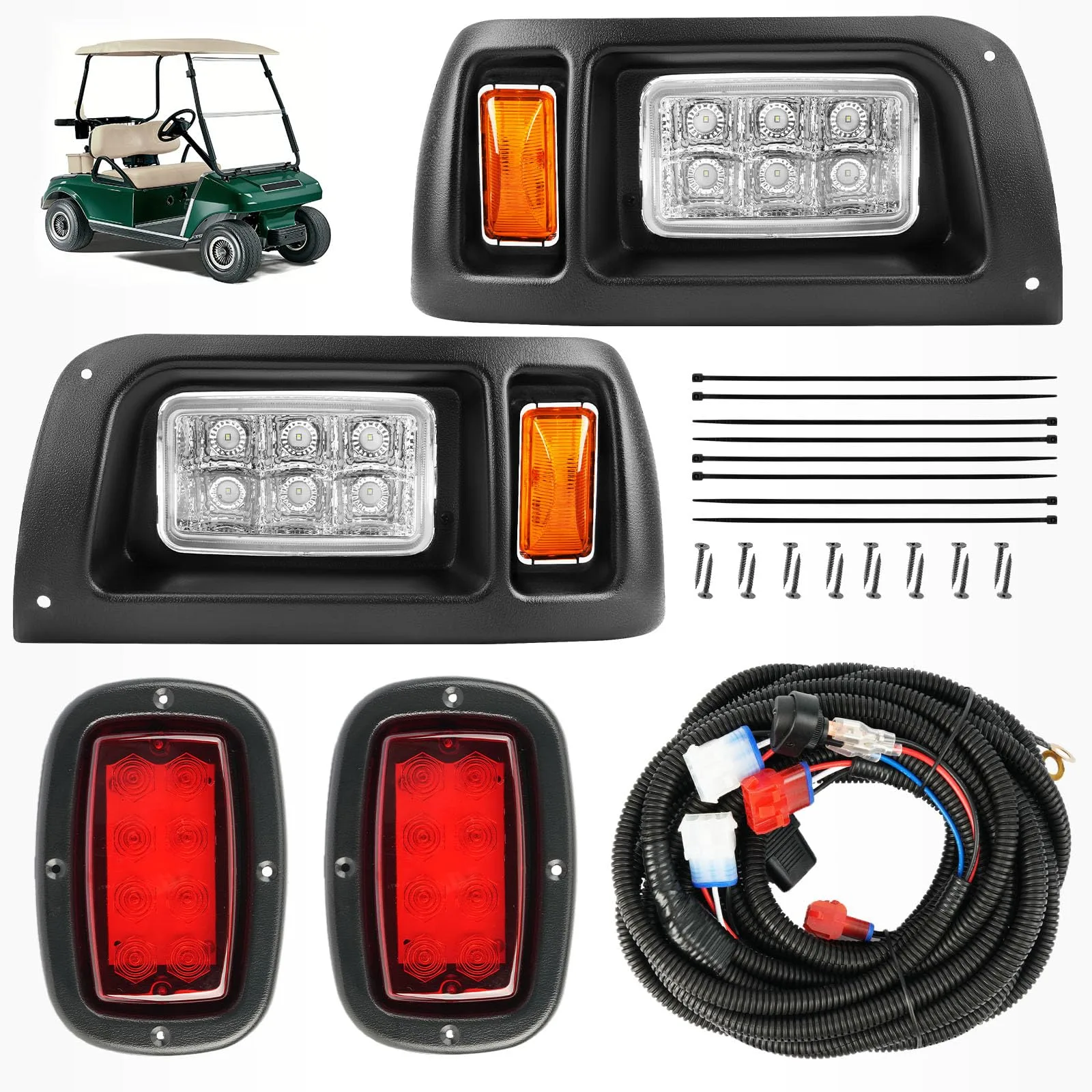 DRIVE UP Club Car DS LED Headlight & Taillight Kit 101988001