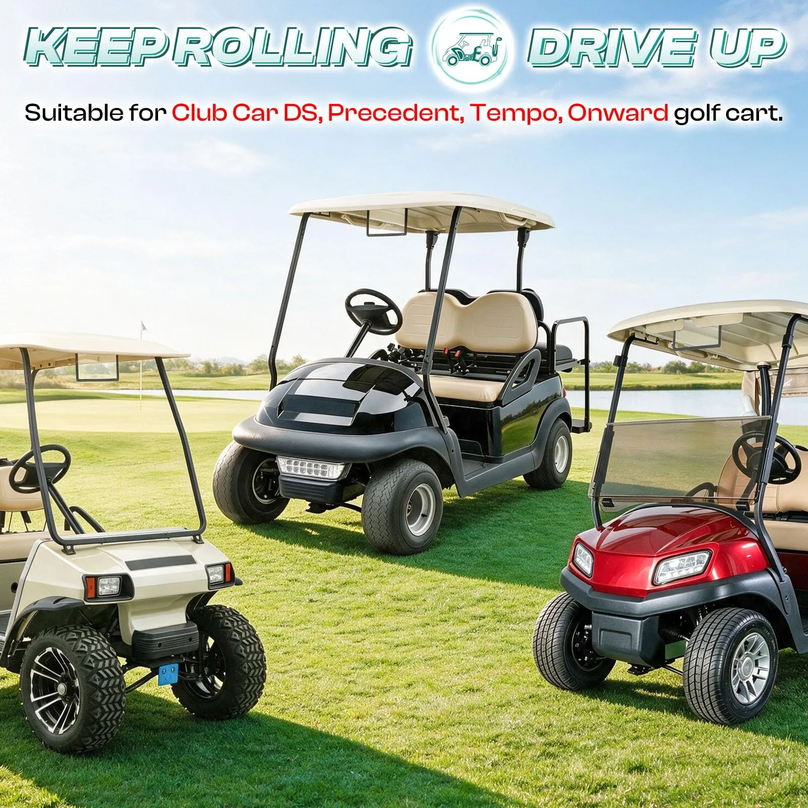 DRIVE UP Club Car Golf Cart Message Holder DU00205 image 2