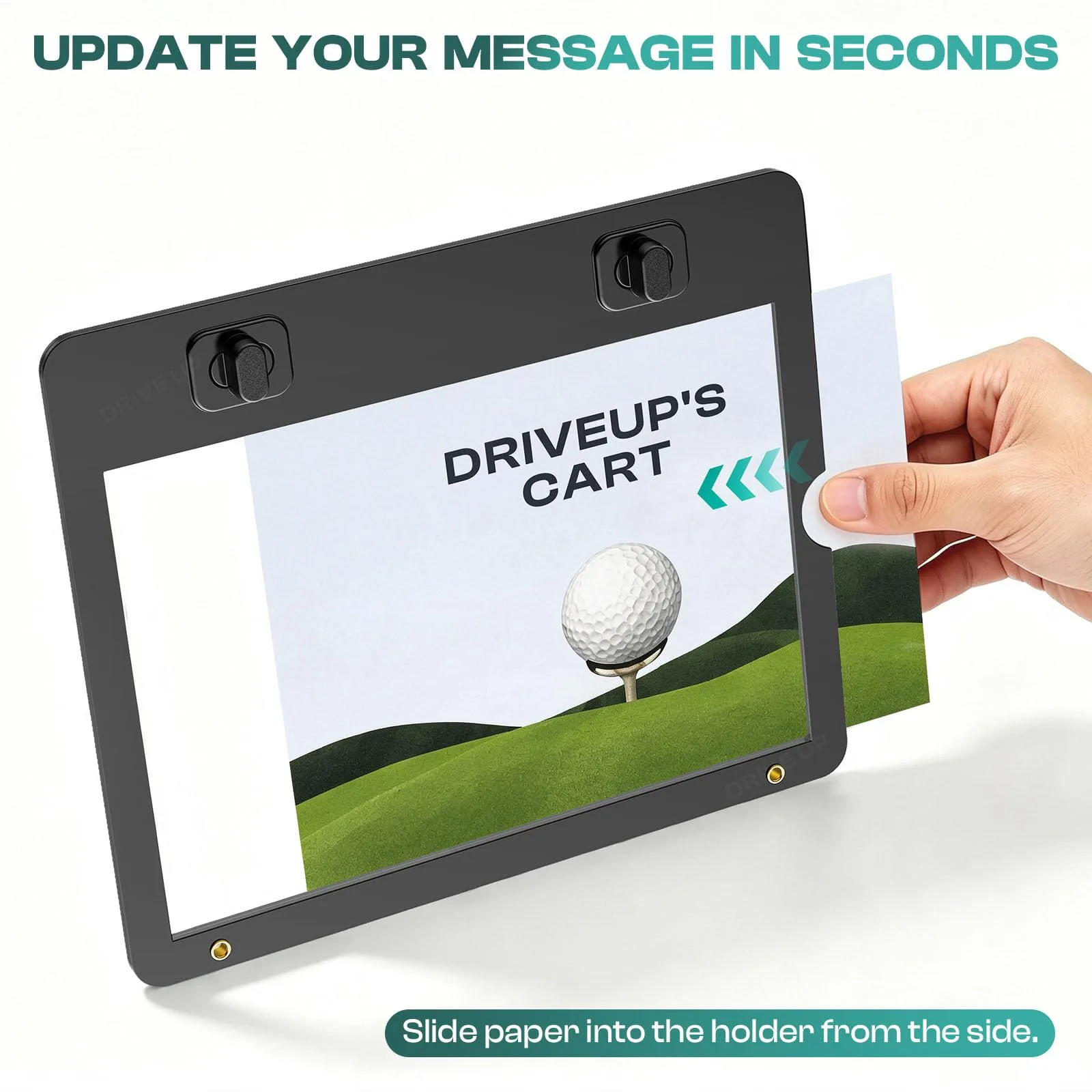 DRIVE UP Club Car Golf Cart Message Holder DU00205 image 4