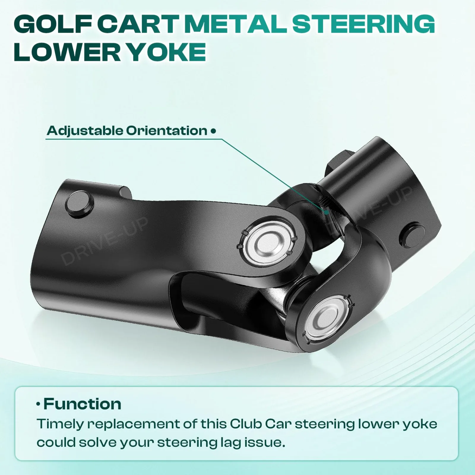 DRIVE UP Steering Lower Yoke DU00062 — Club Car Precedent (2004+) & Tempo (2018+) image 3