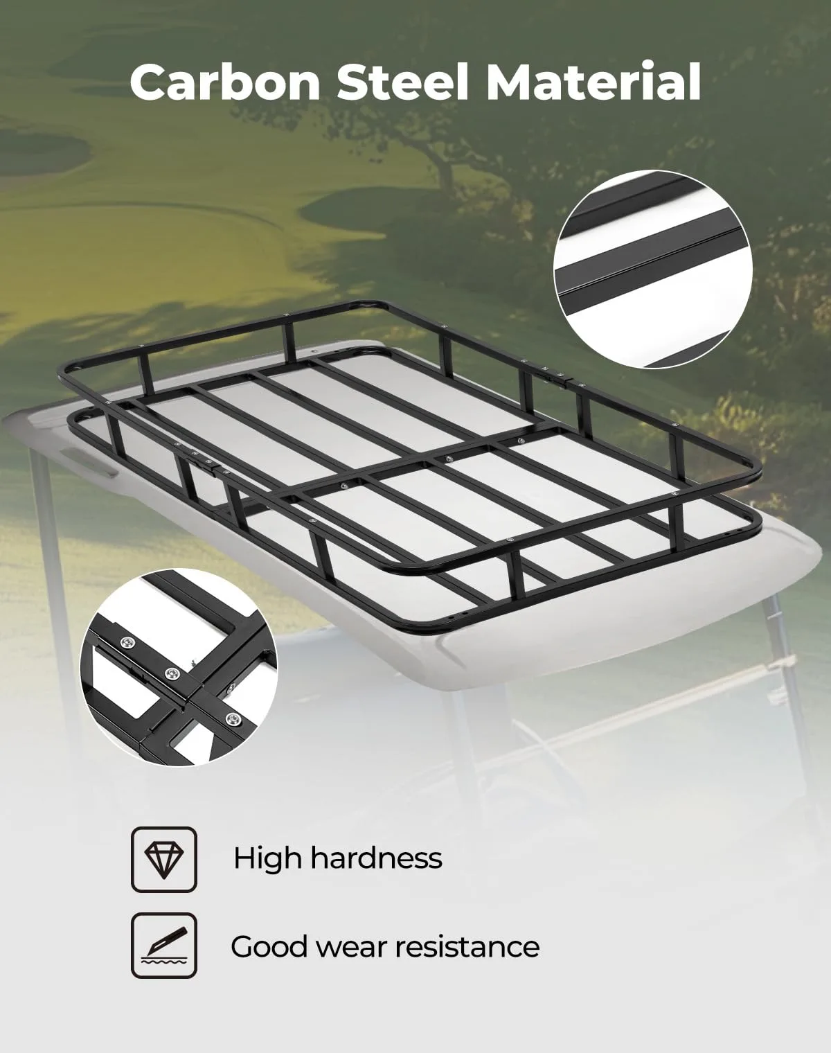 KEMIMOTO Roof Rack for 1994-2013 E-Z-GO TXT image 2