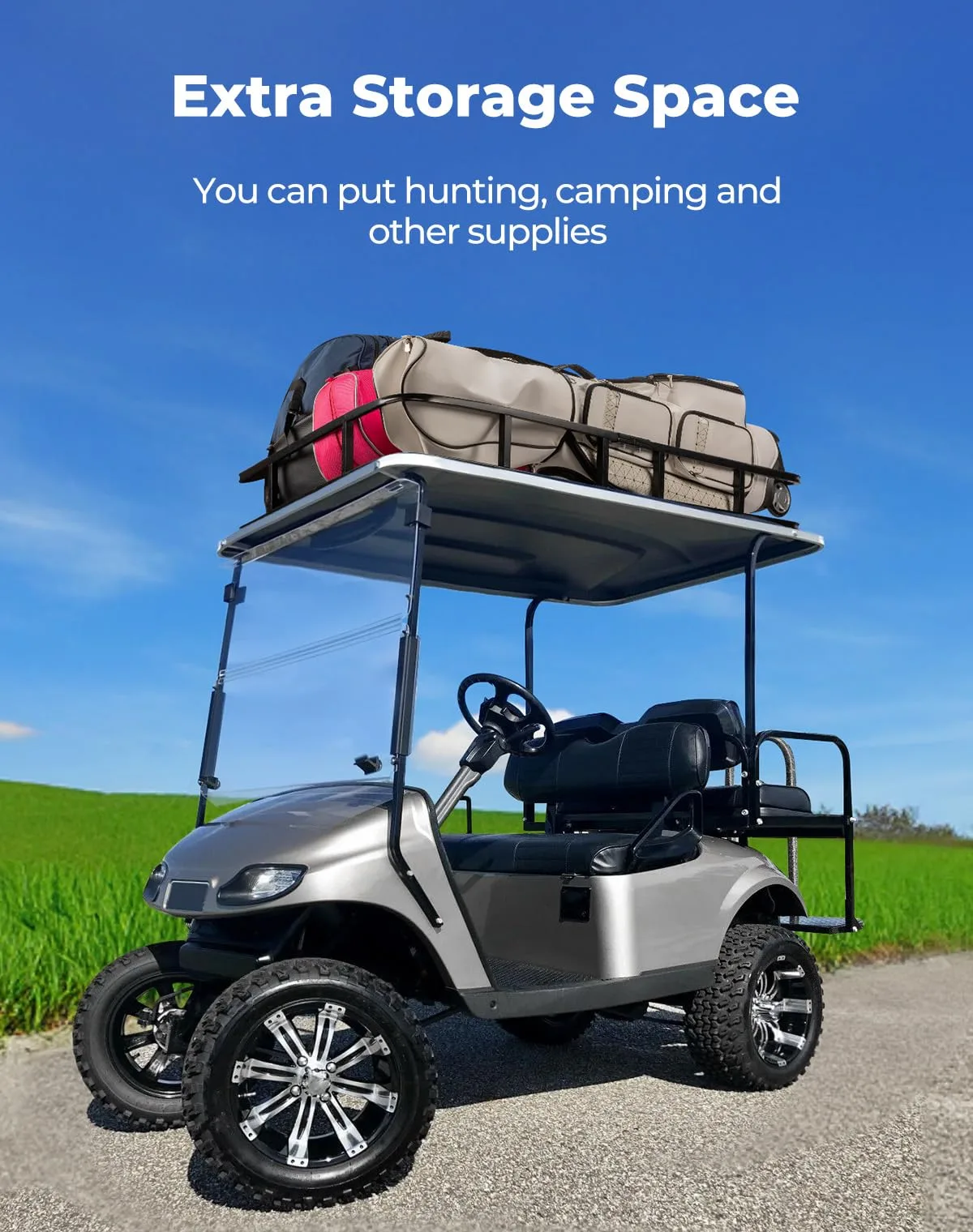 KEMIMOTO Roof Rack for 1994-2013 E-Z-GO TXT image 3