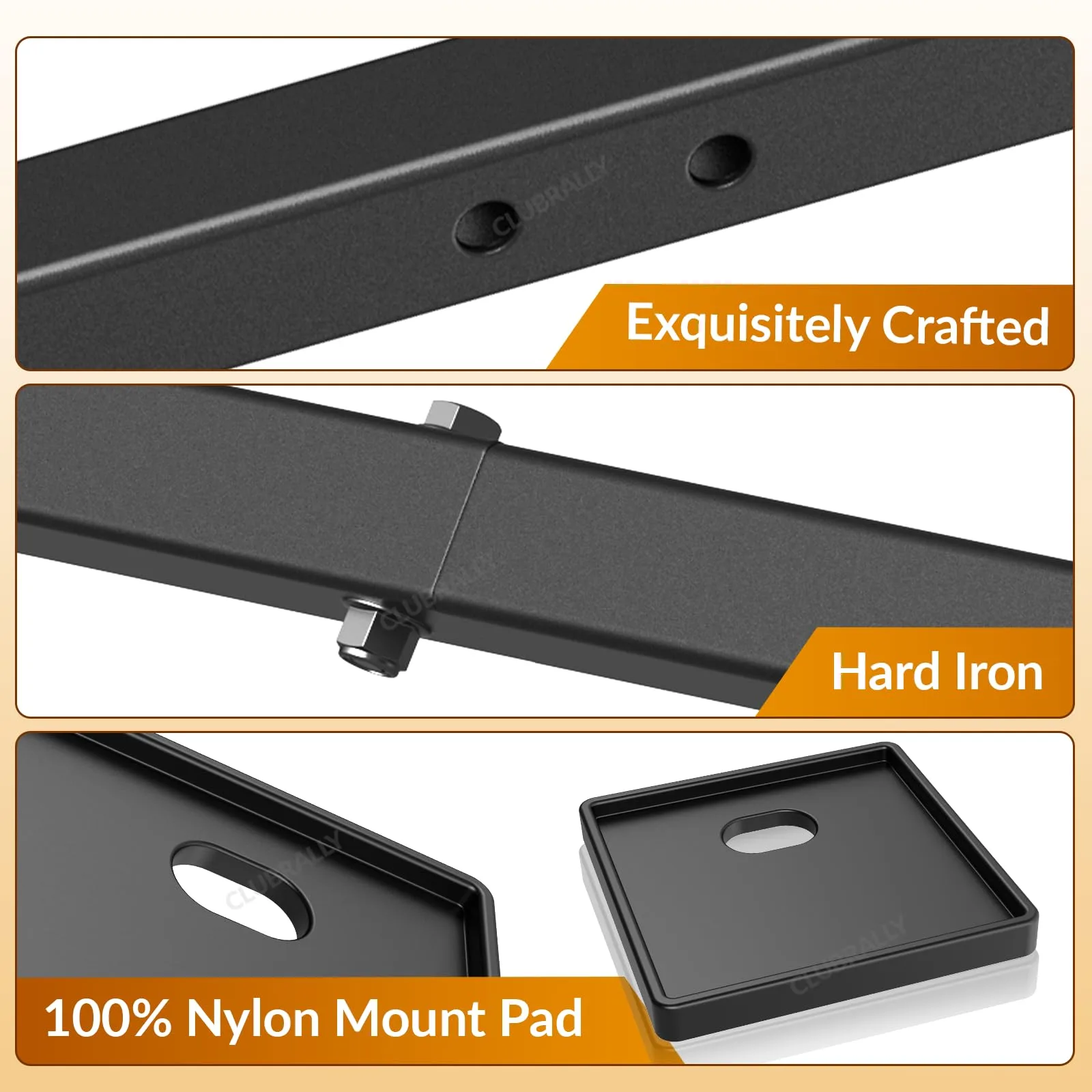 CLUBRALLY Front Strut Brackets for Club Car DS image 2