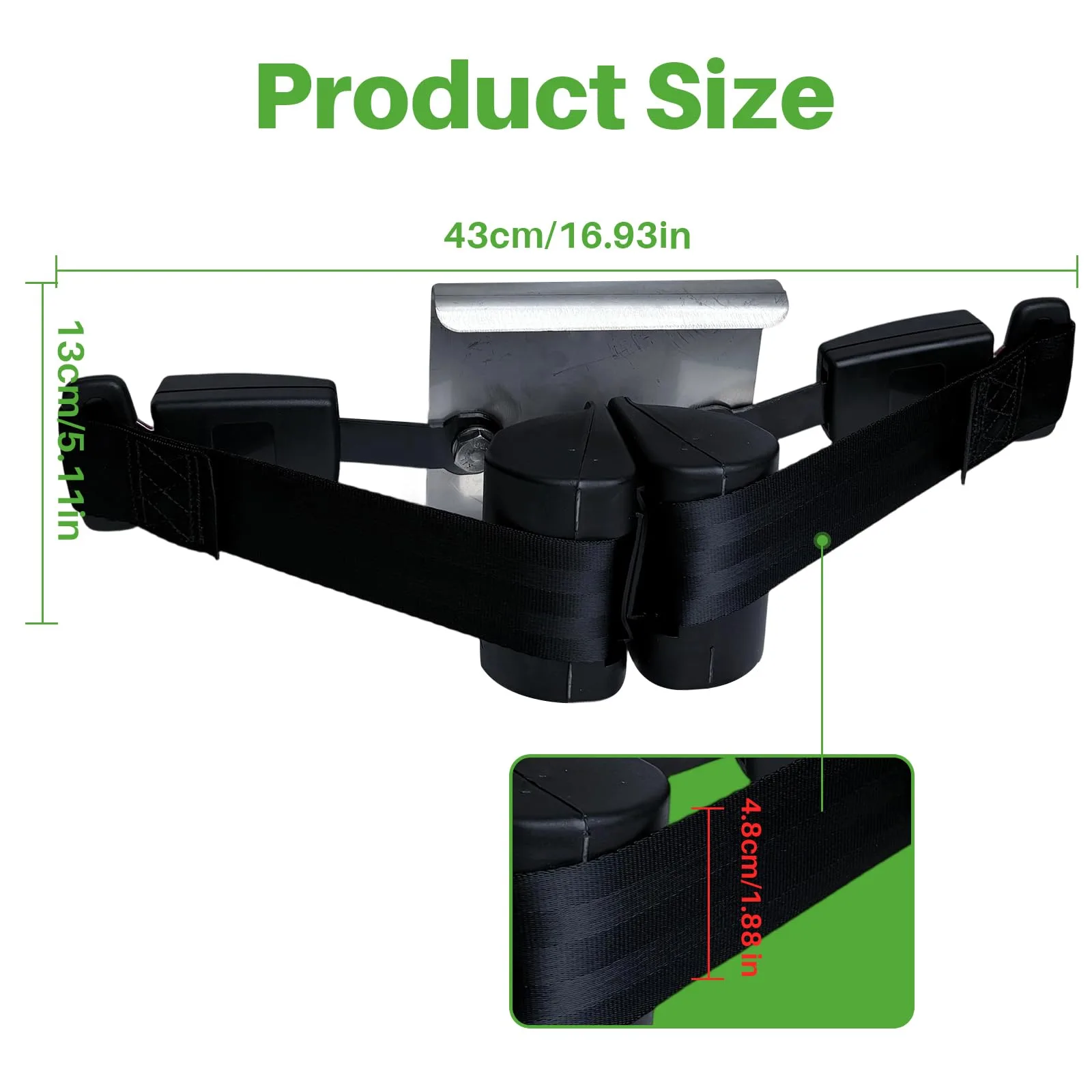 XINSTCO Golf Cart Bag Holder for Evolution D2 Models image 2
