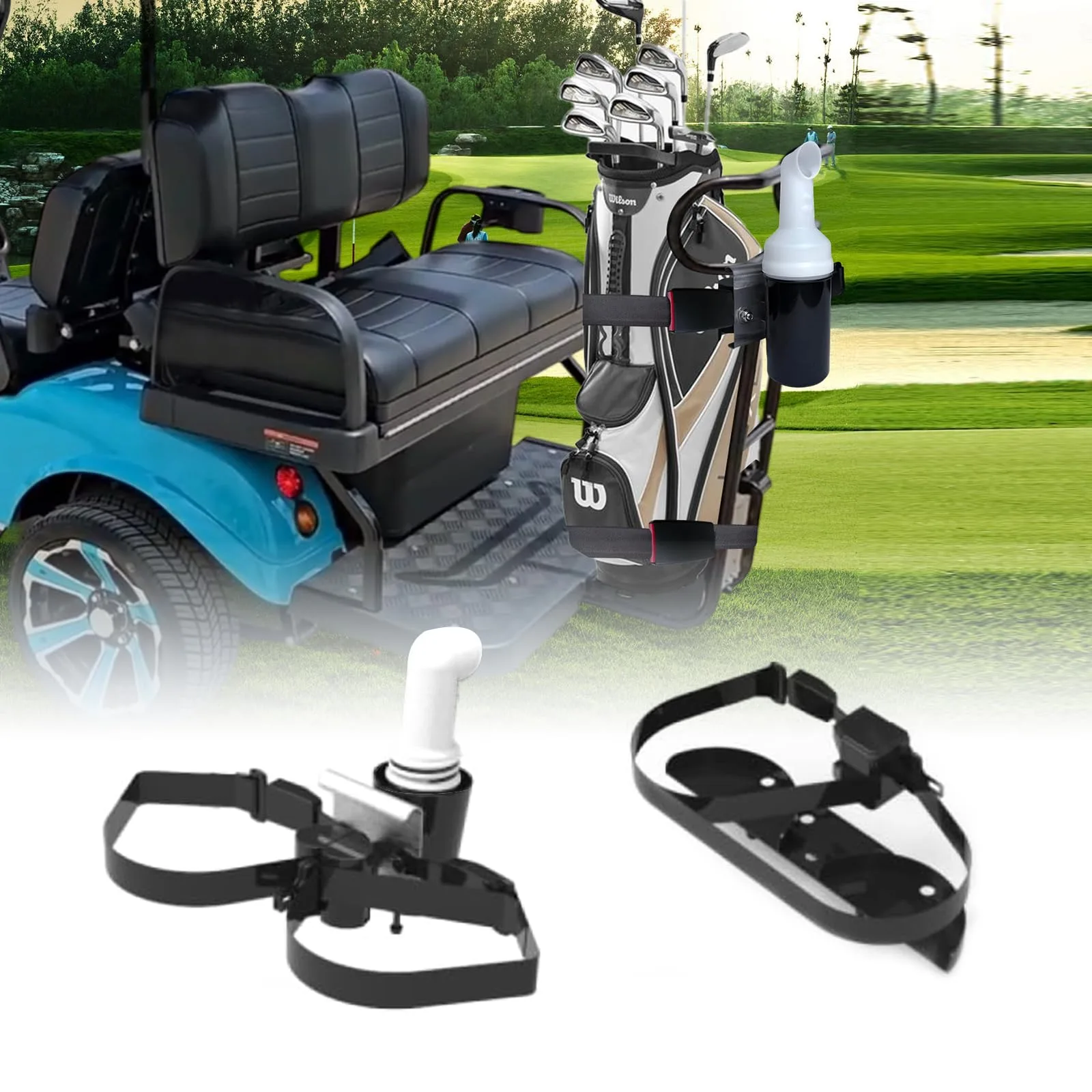 XINSTCO Golf Cart Bag Holder for Evolution D2 Models