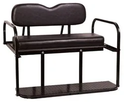 Parts Direct Yamaha G14-G22 Rear Flip Seat Kit Black