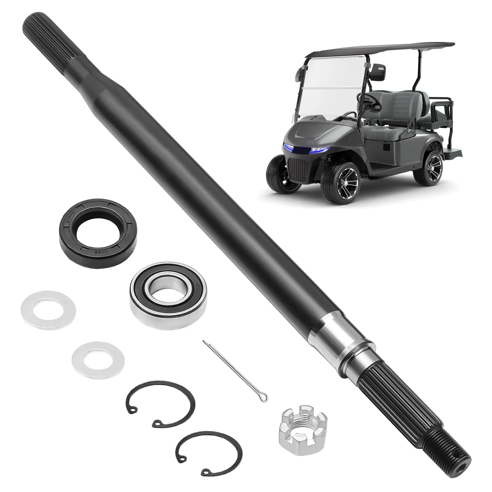Keriolee E-Z-GO RXV Passenger Rear Axle Shaft Kit