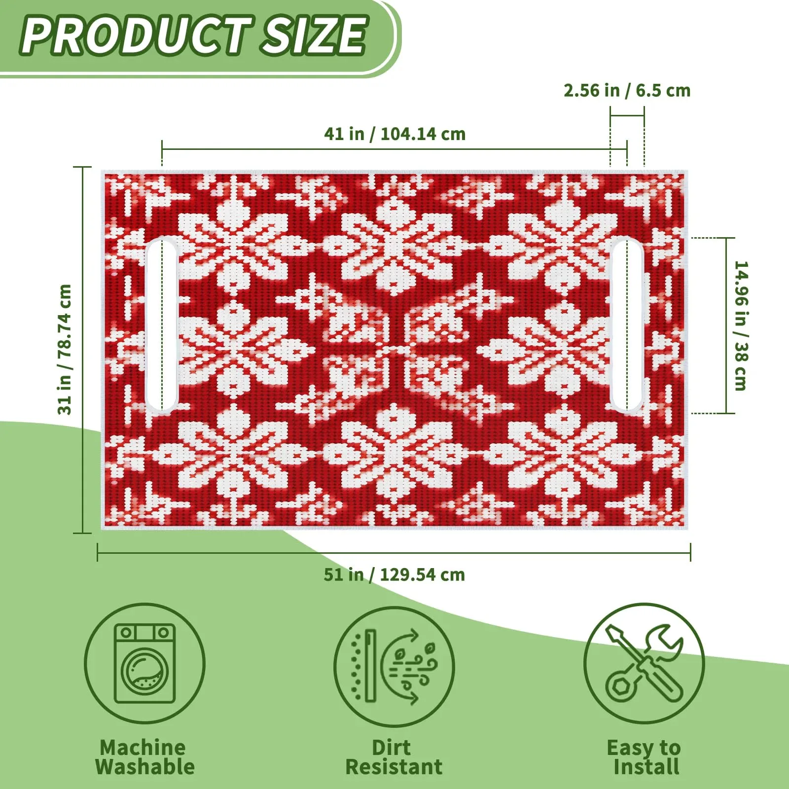 Tiveruda Golf Cart Seat Cover Blanket for Double Seats image 2