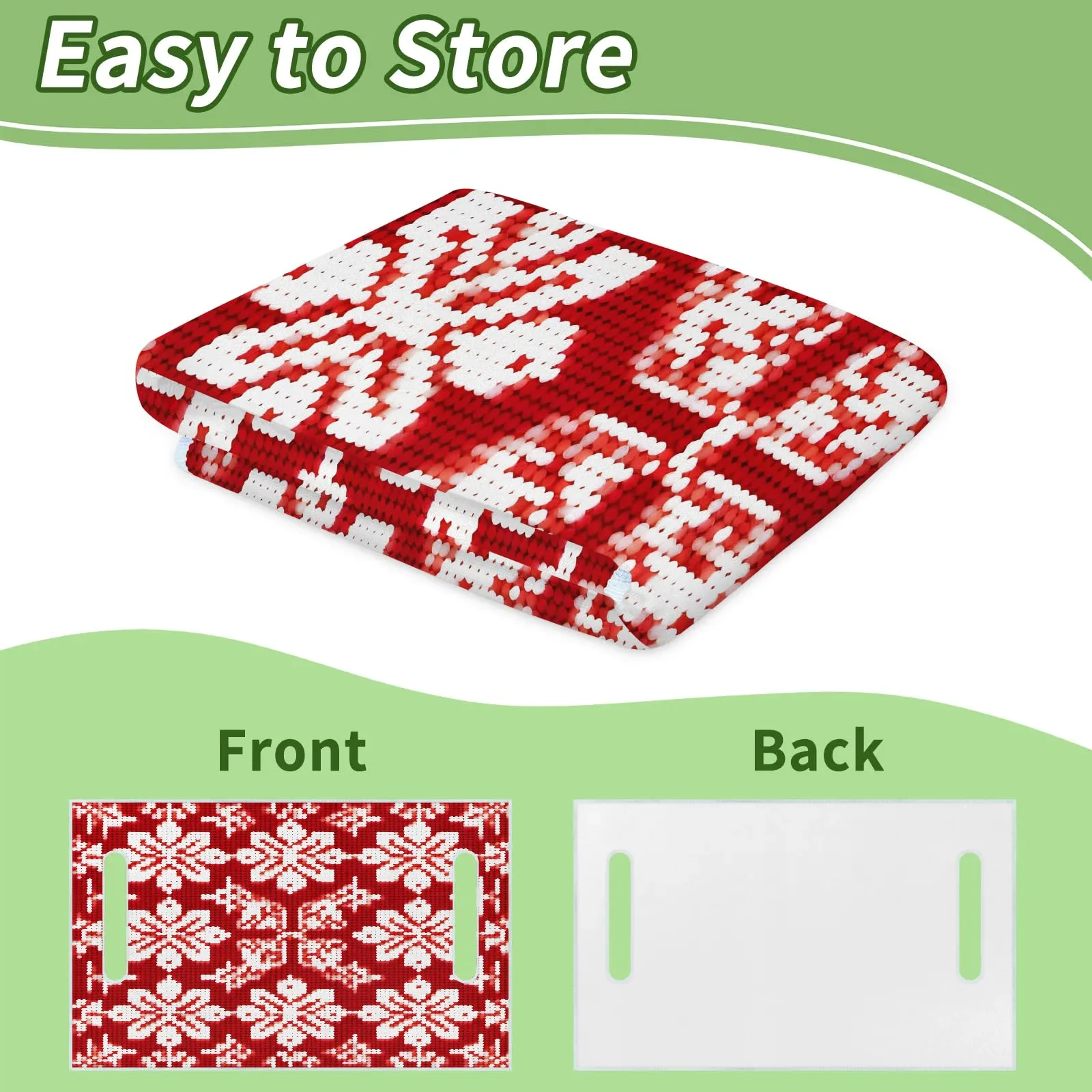 Tiveruda Golf Cart Seat Cover Blanket for Double Seats image 4