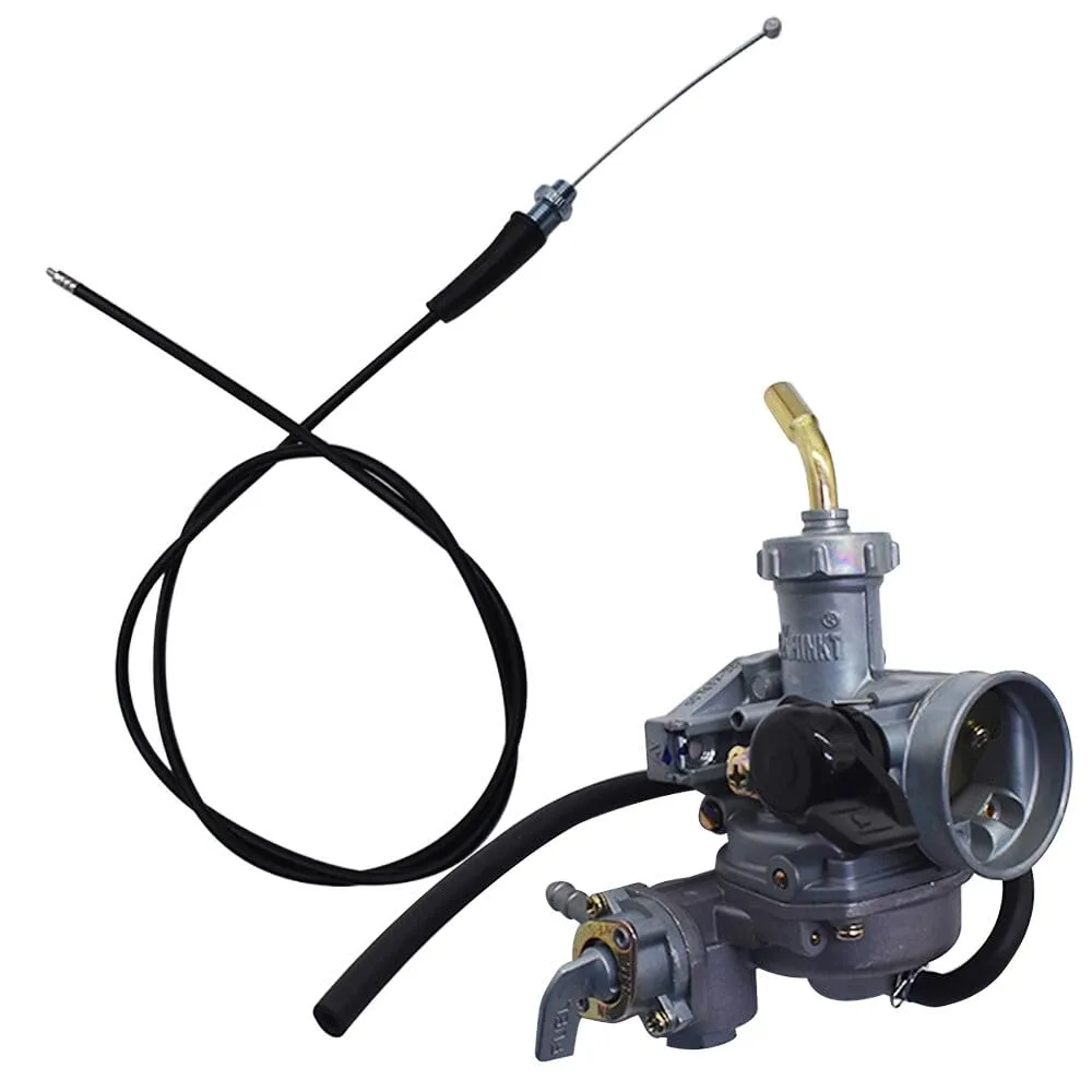 Golf Cart Parts & Accessories C02220 For Honda Carb Carburetor & Throttle Cable ATC 90 110 125 TRX125 ATV Mod-G33S-2251