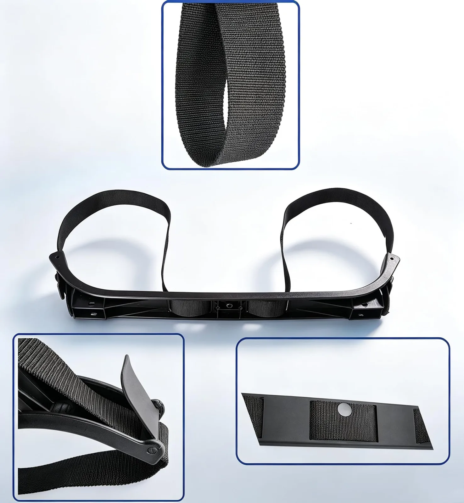 Golf Cart Bag Holder Club Car DS 1987-Up Black image 4