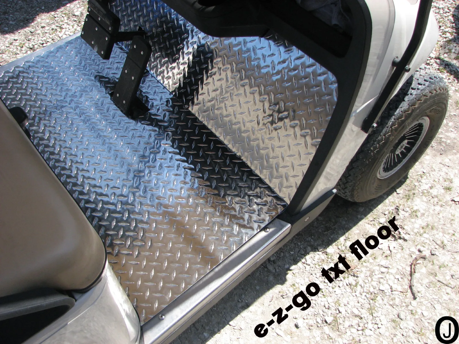 J & O Carts Parts E-Z-GO TXT Diamond Plate Floor (1994.5–2013) image 3