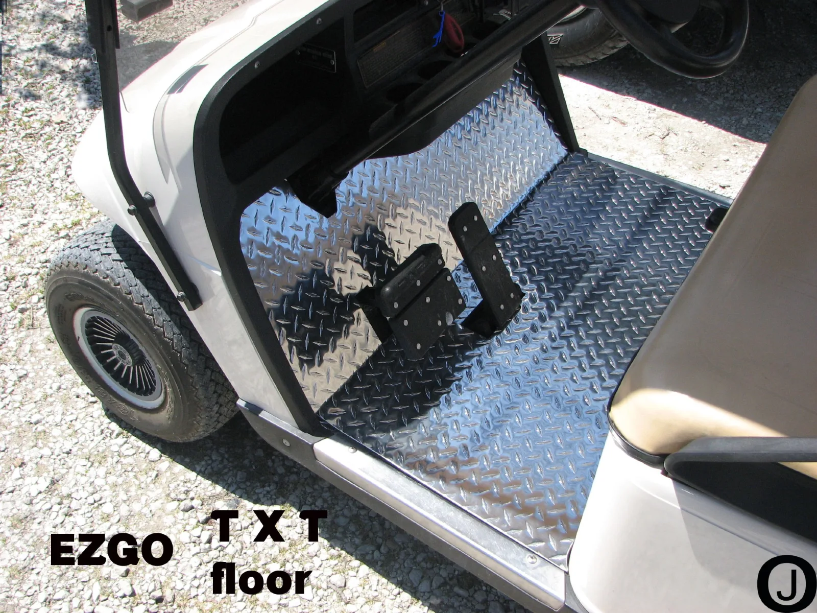 J & O Carts Parts E-Z-GO TXT Diamond Plate Floor (1994.5–2013) image 4