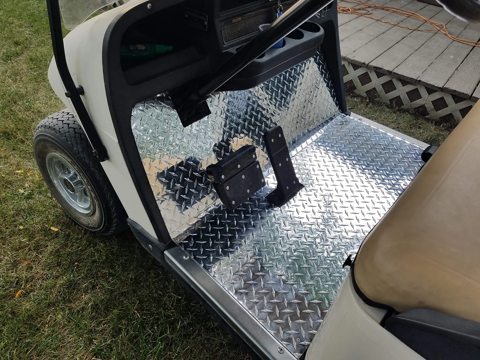 J & O Carts Parts E-Z-GO TXT Diamond Plate Floor (1994.5–2013)