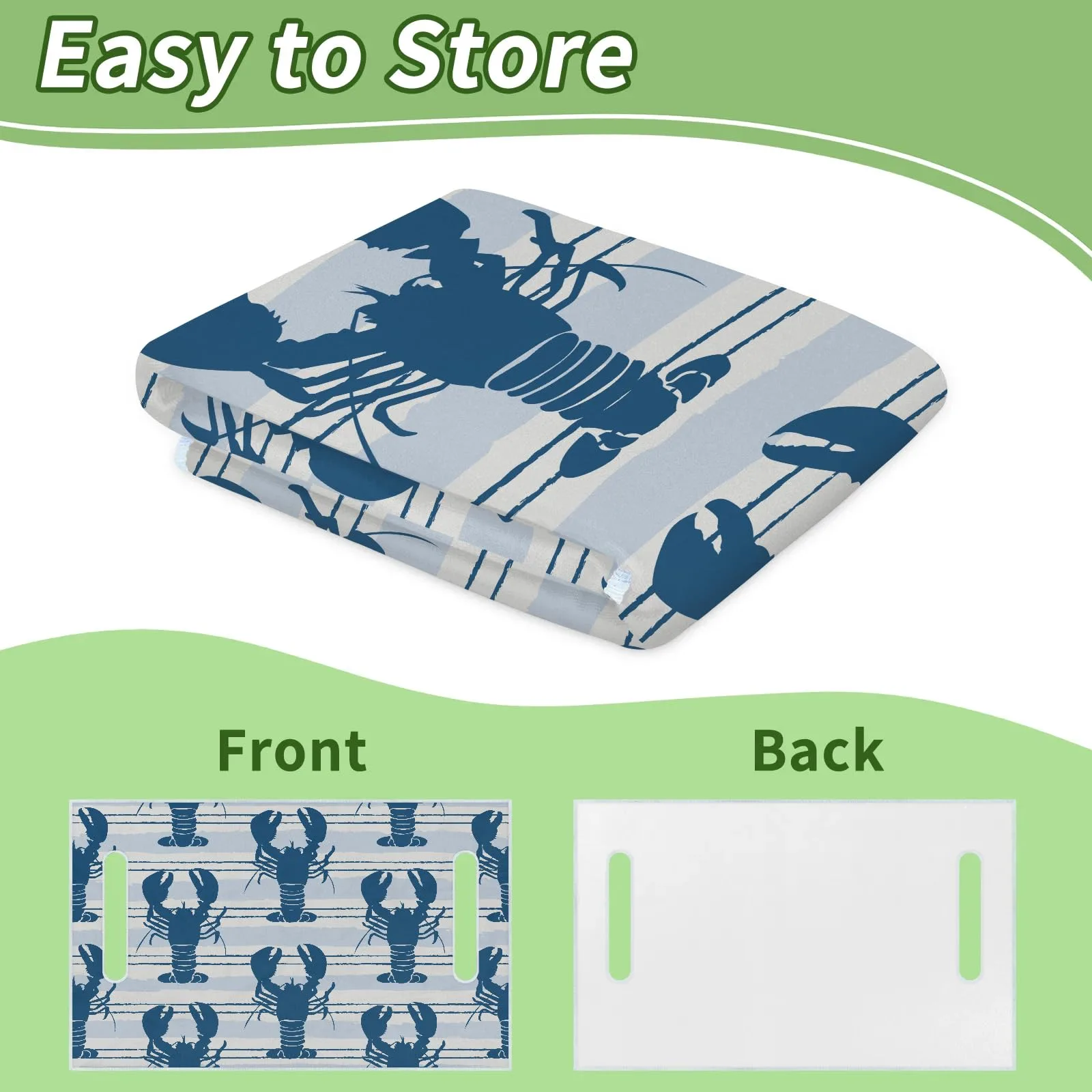 Tiveruda 51" x 31" Retro Plaid Universal Golf Cart Seat Cover image 4