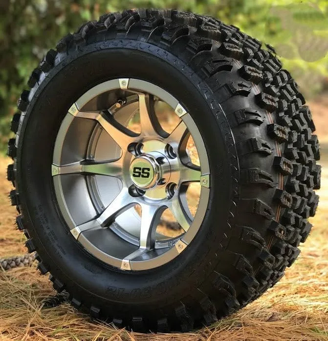 TREX BANSHEE 12-Inch Golf Cart Wheel & Tire Combo Set of 4 image 2