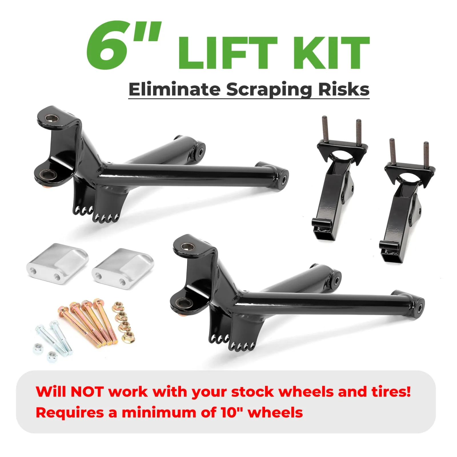 10L0L 6-Inch A-Arm Lift Kit for Yamaha G2/G9 image 4