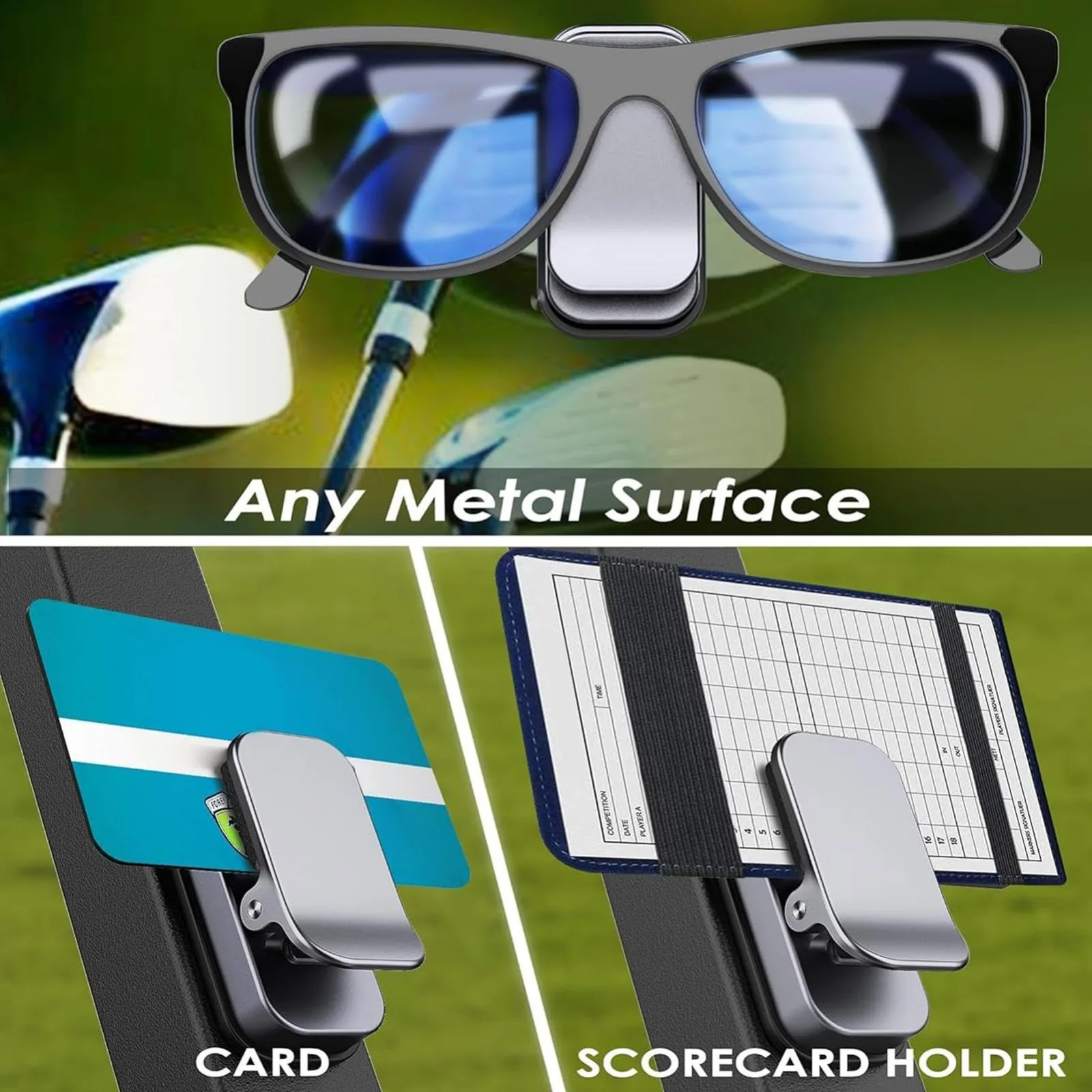Generic Magnetic Golf Cart Clip Holder — YV58519Q665L7BPOVH image 3