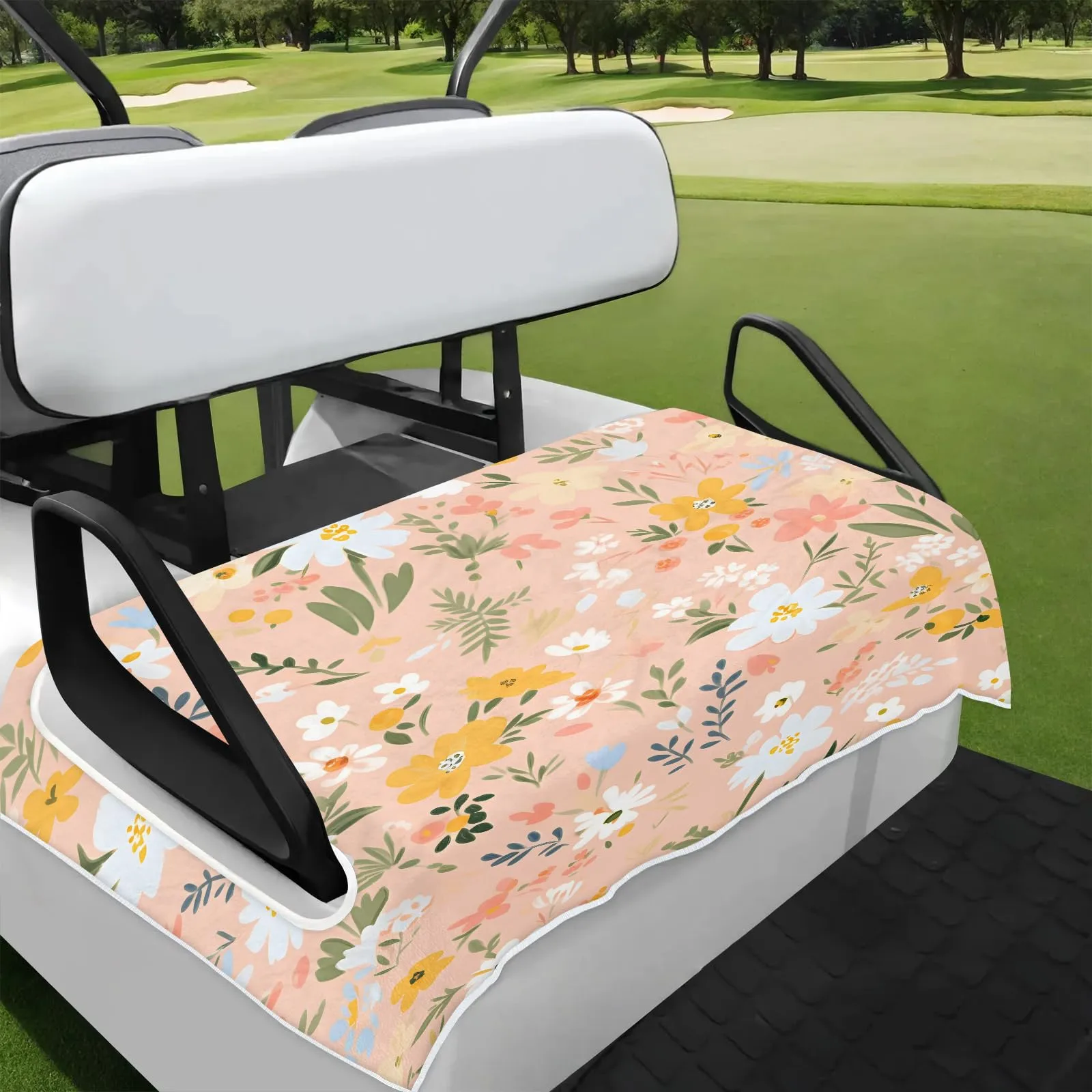Tiveruda Golf Cart Seat Cover for Double Seats