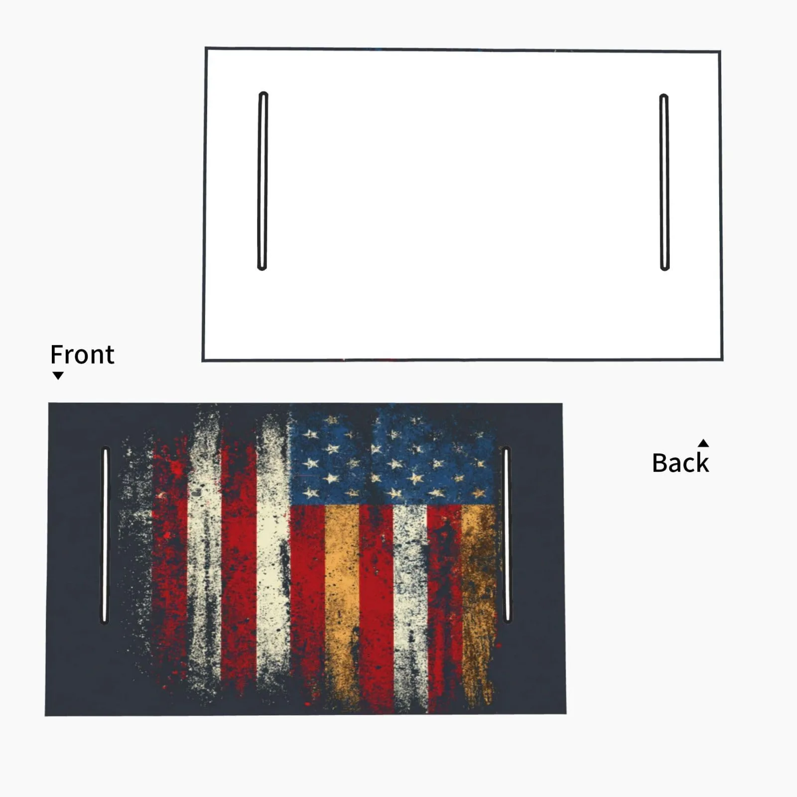 HOYYU American Flag Golf Cart Seat Cover Blanket image 2