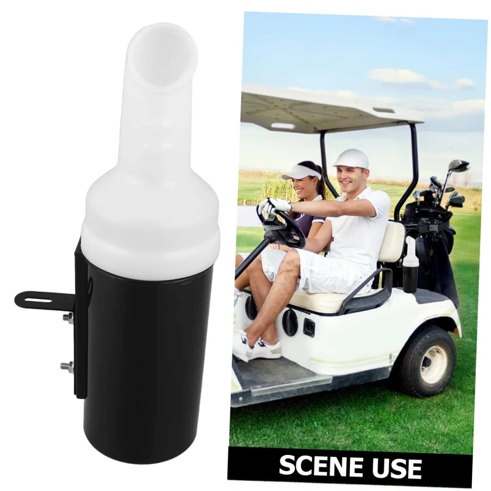 VOSAREA Golf Cart Sand Bottle with No-Drill Holder — Model 121KHO11IIB5G18P9 image 3