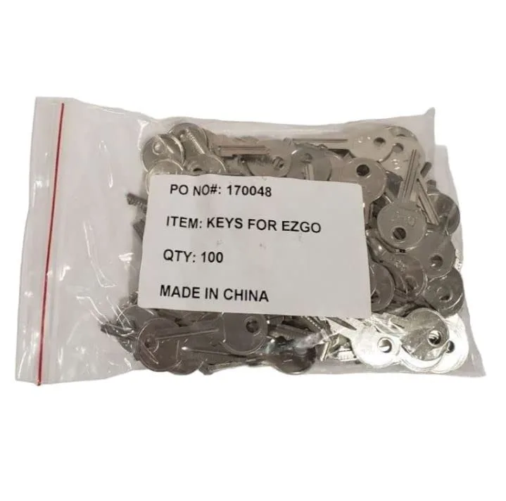 3G K020 Replacement Keys for E-Z-GO Golf Carts