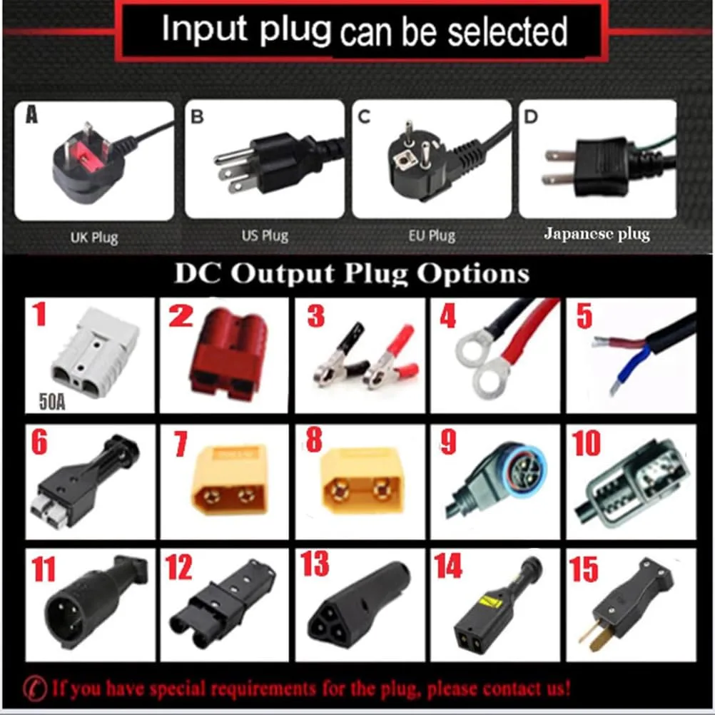 Lzyjckh 48V 25A Lead-Acid Golf Cart Battery Charger image 3