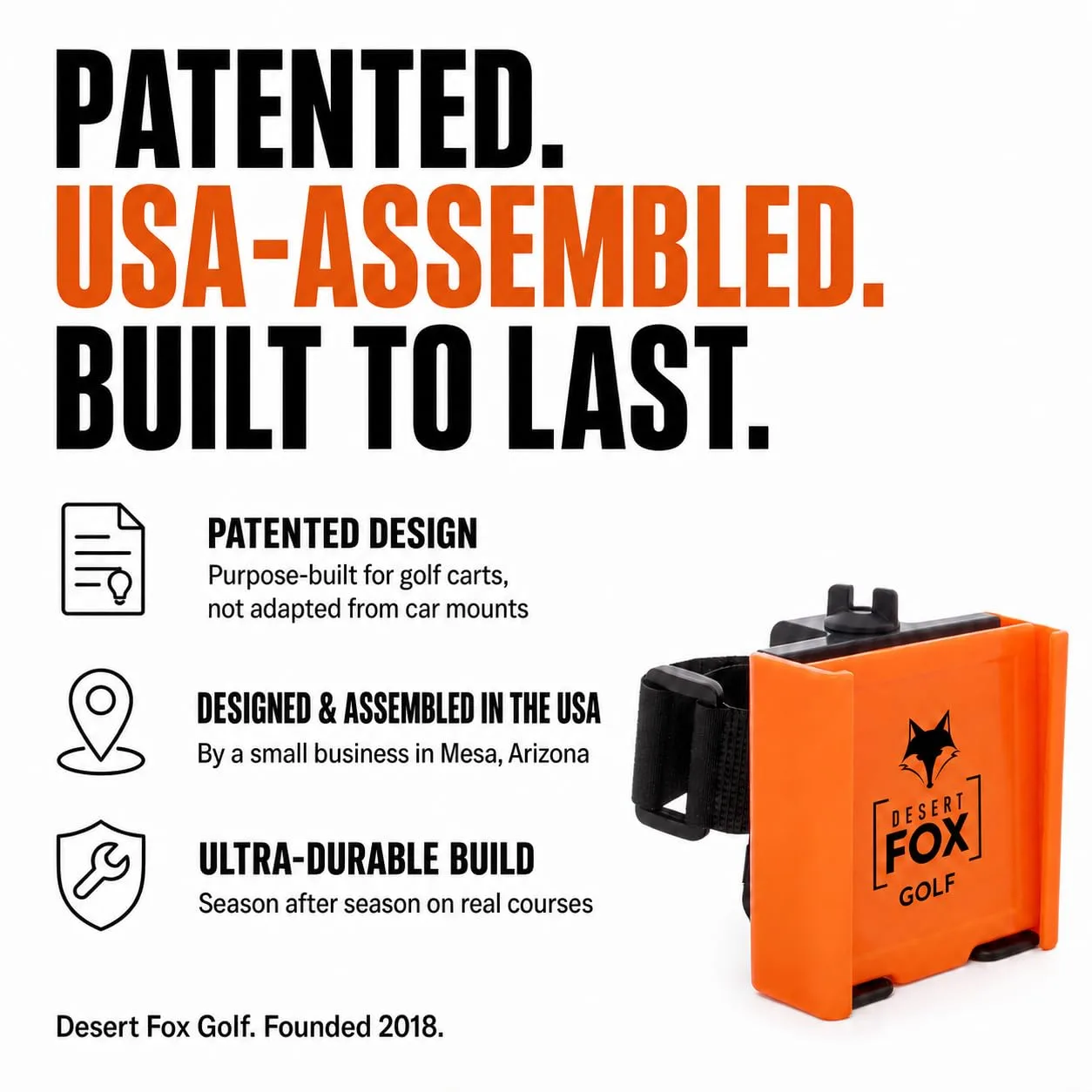 Desert Fox Golf Strap Phone Holder, DESERTFOX-PC200D-RB2 image 4