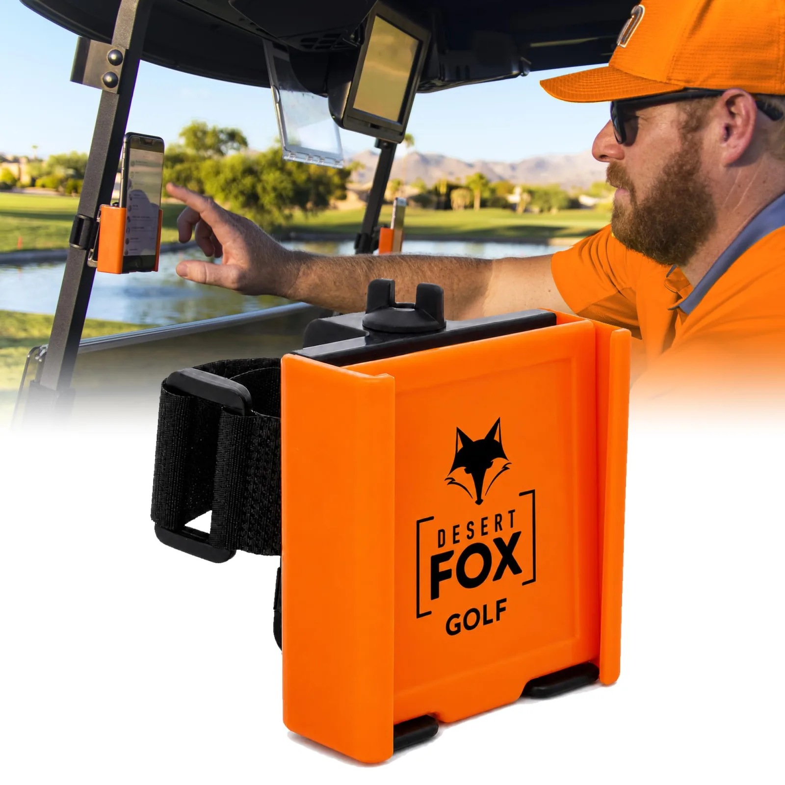 Desert Fox Golf Strap Phone Holder, DESERTFOX-PC200D-RB2