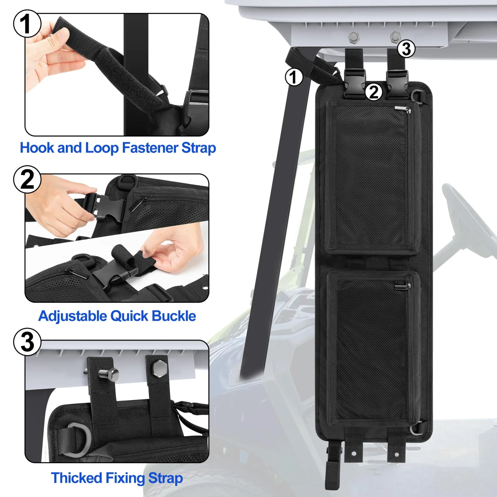 PGmoon Golf Cart Ceiling Storage Bag PG00901(NEW1) image 3