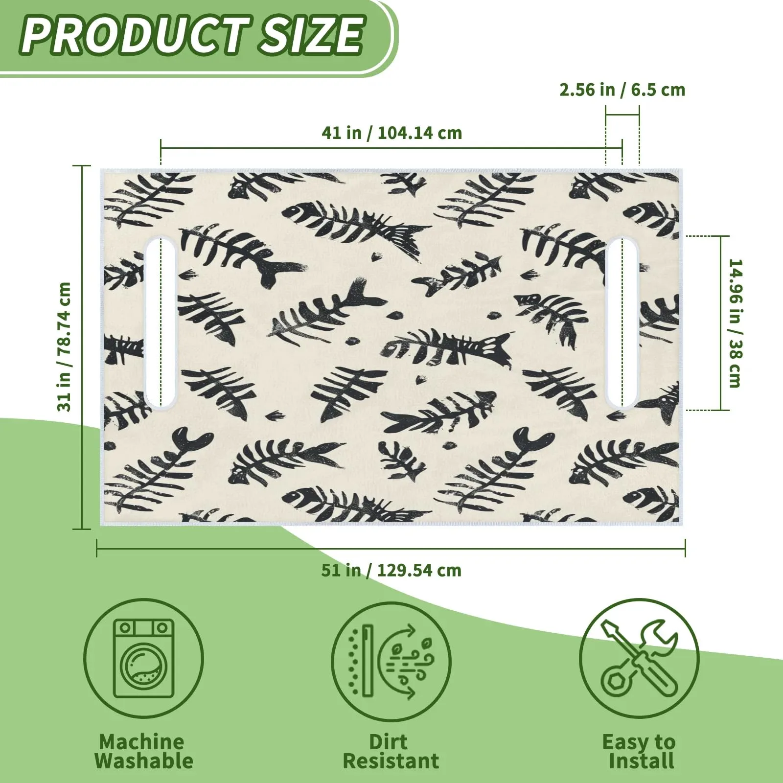 Tiveruda Golf Cart Seat Cover for Double Seats image 2