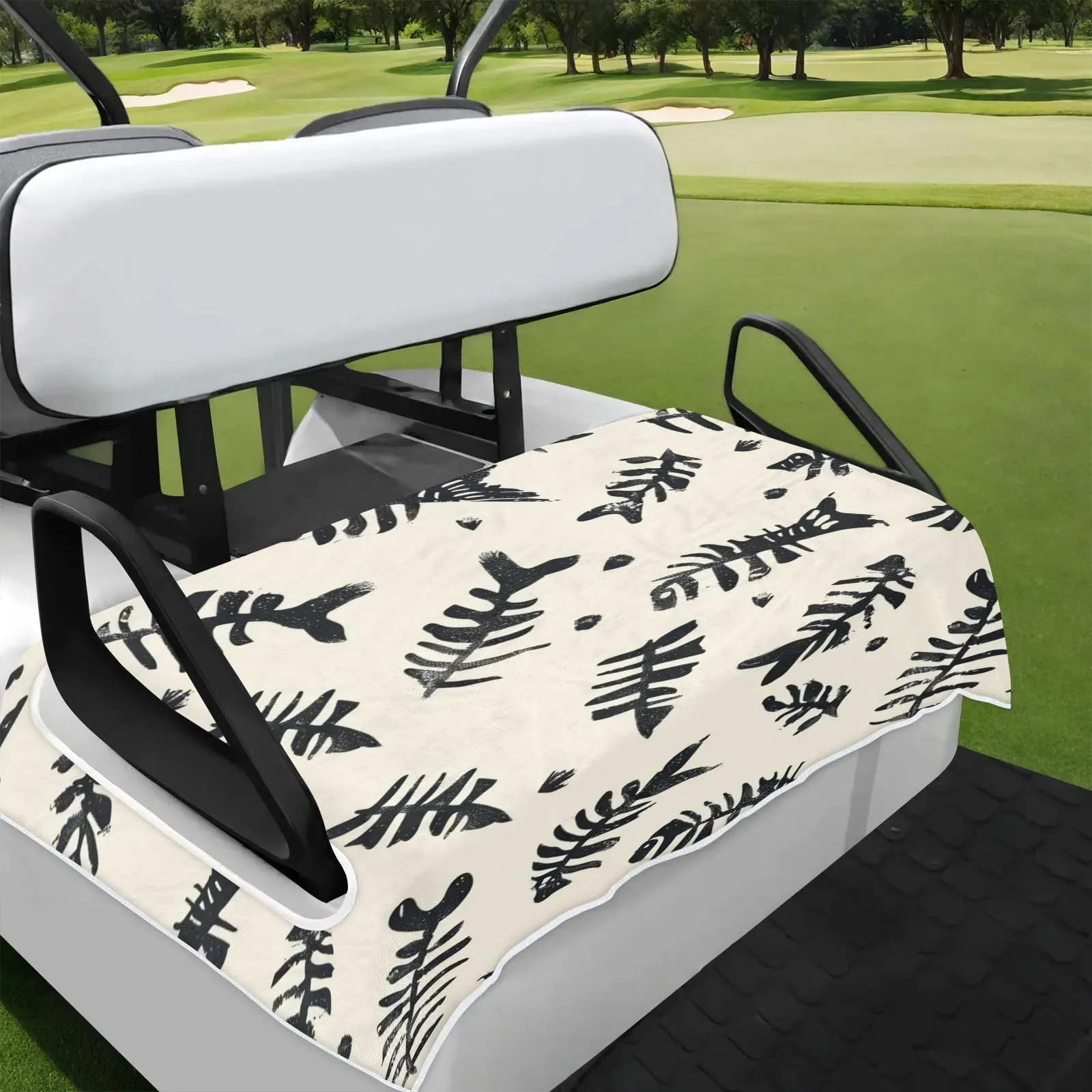 Tiveruda Golf Cart Seat Cover for Double Seats