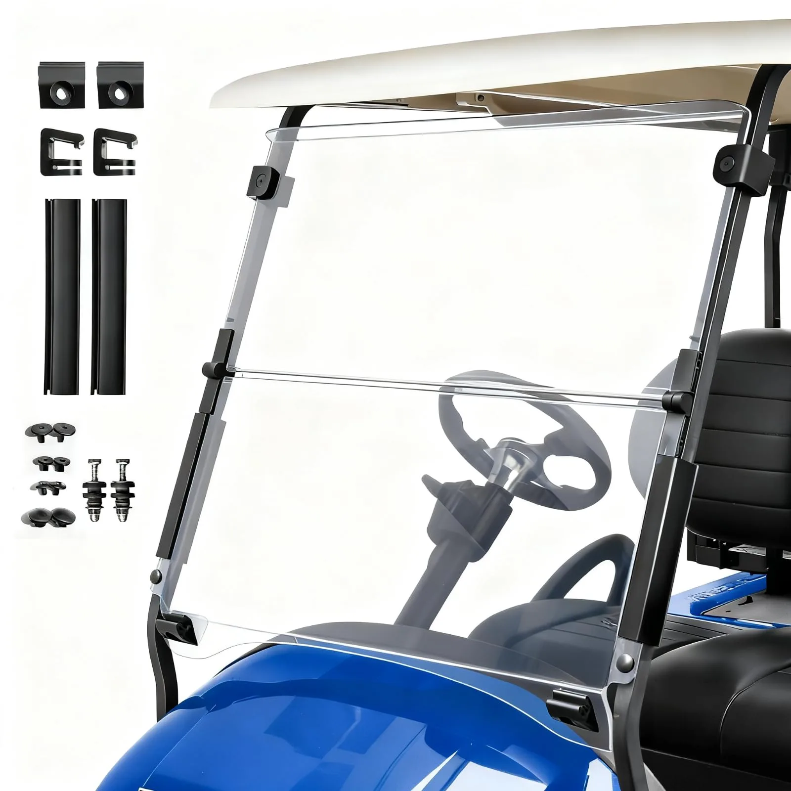 NOKINS Folding Windshield for Club Car Precedent, Onward