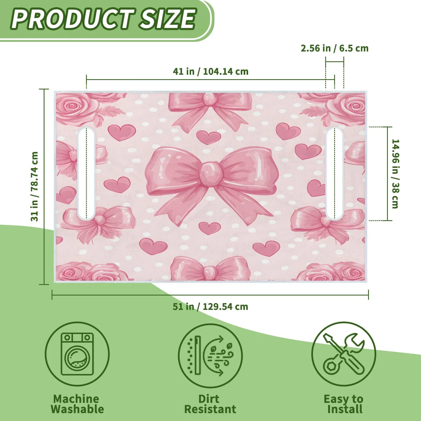 Tiveruda Golf Cart Seat Cover for Double Seats, 51 x 31 in image 2