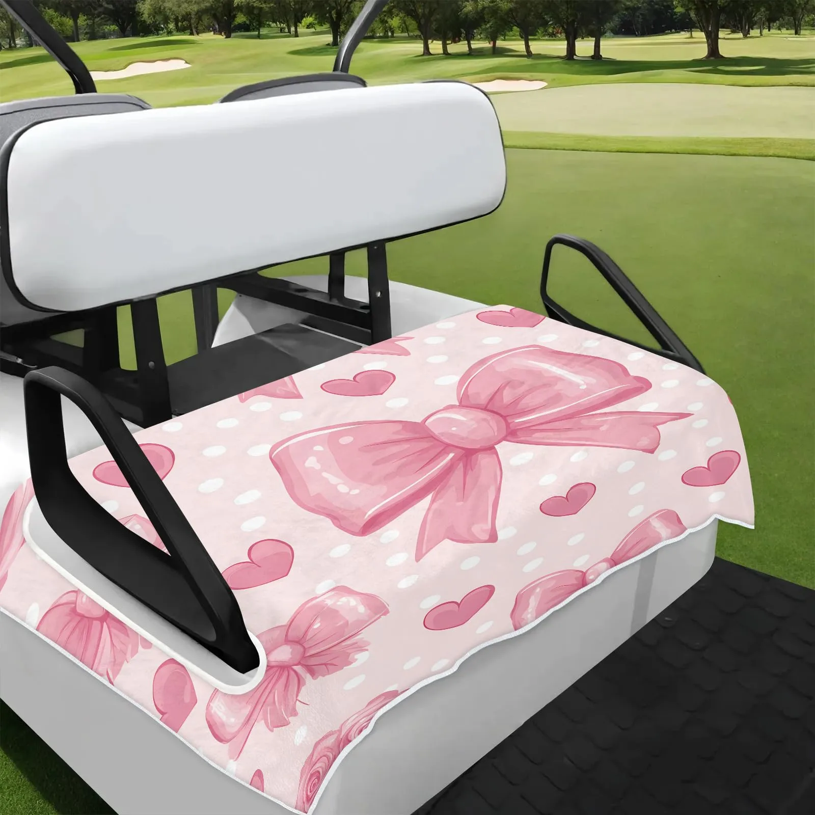 Tiveruda Golf Cart Seat Cover for Double Seats, 51 x 31 in