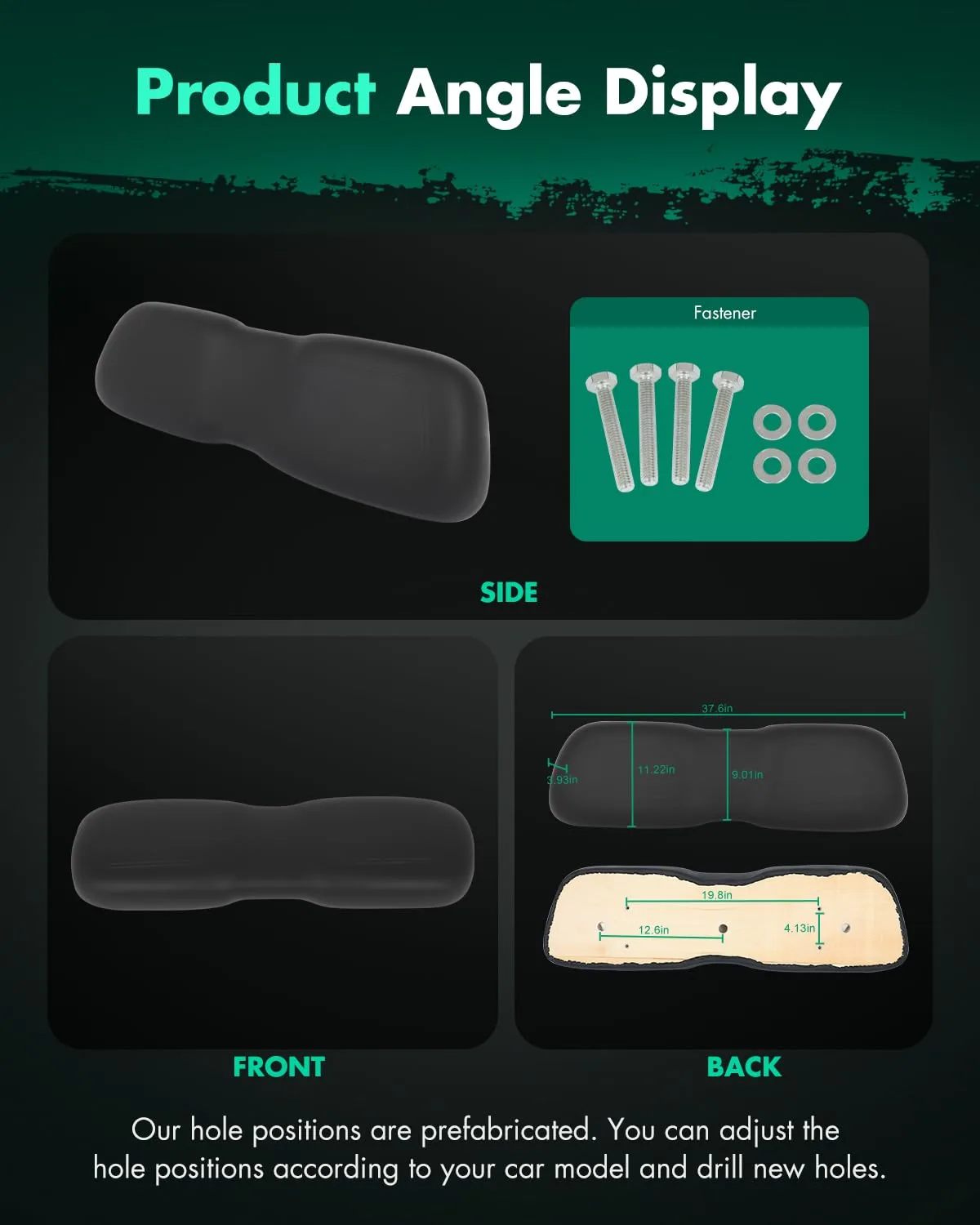 SCITOO Front Seat Cushion for Club Car DS 2000.5-Up image 3