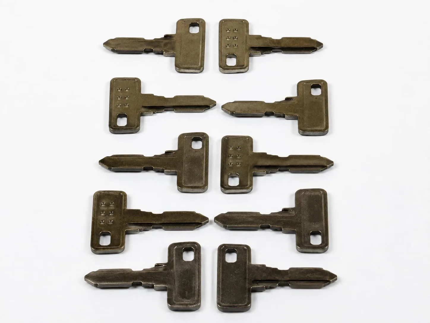 Fat Cat Golf Club Car Golf Cart Keys, 10-Pack