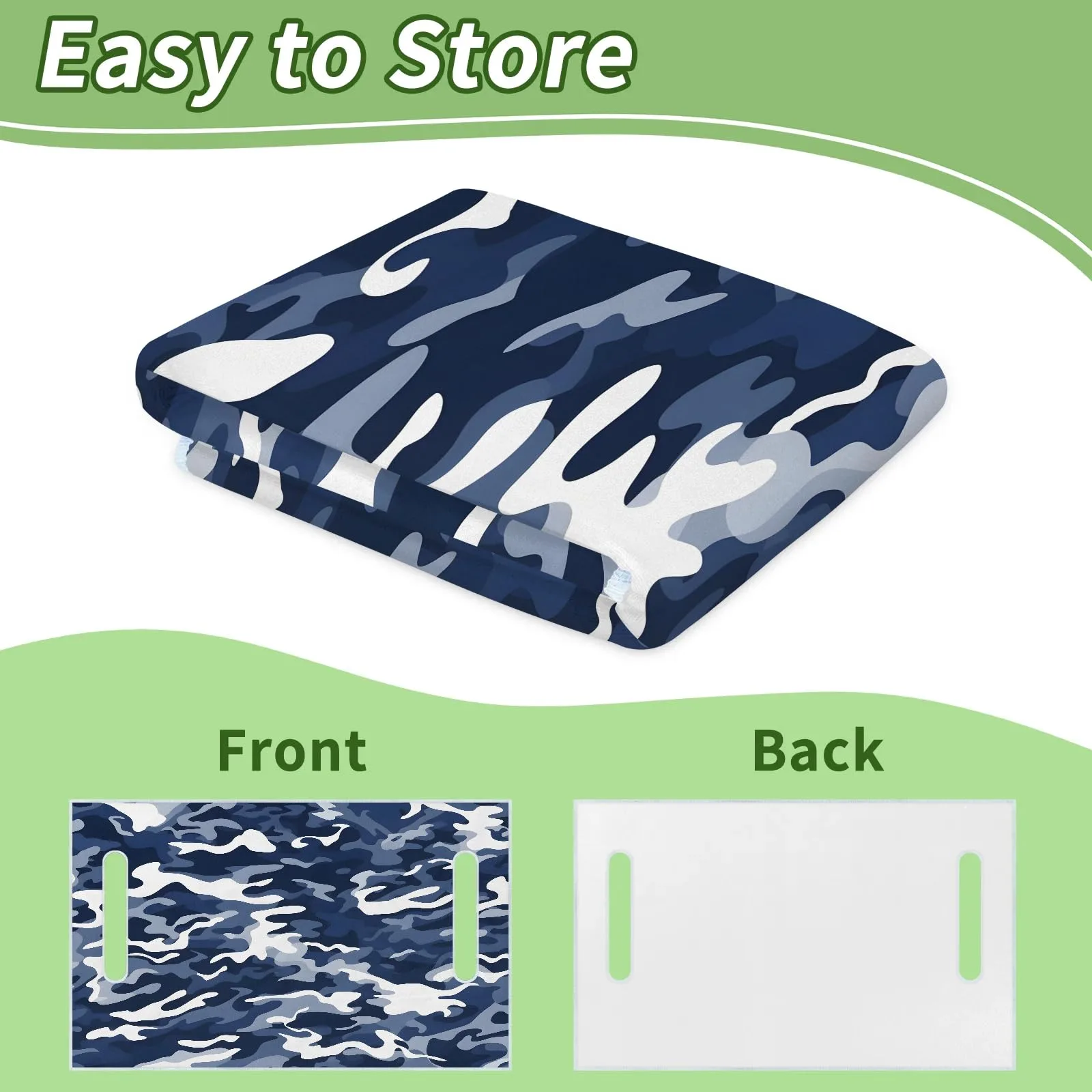 Tiveruda Golf Cart Seat Cover for Double Seats image 4