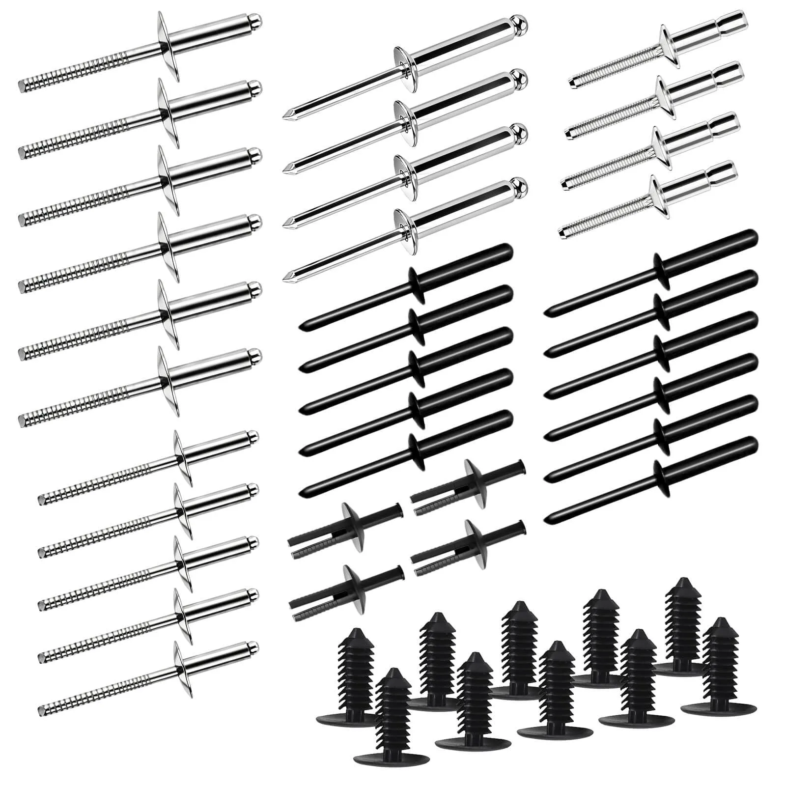 MOSNAI 45-Piece Body Rivet Kit for E-Z-GO TXT