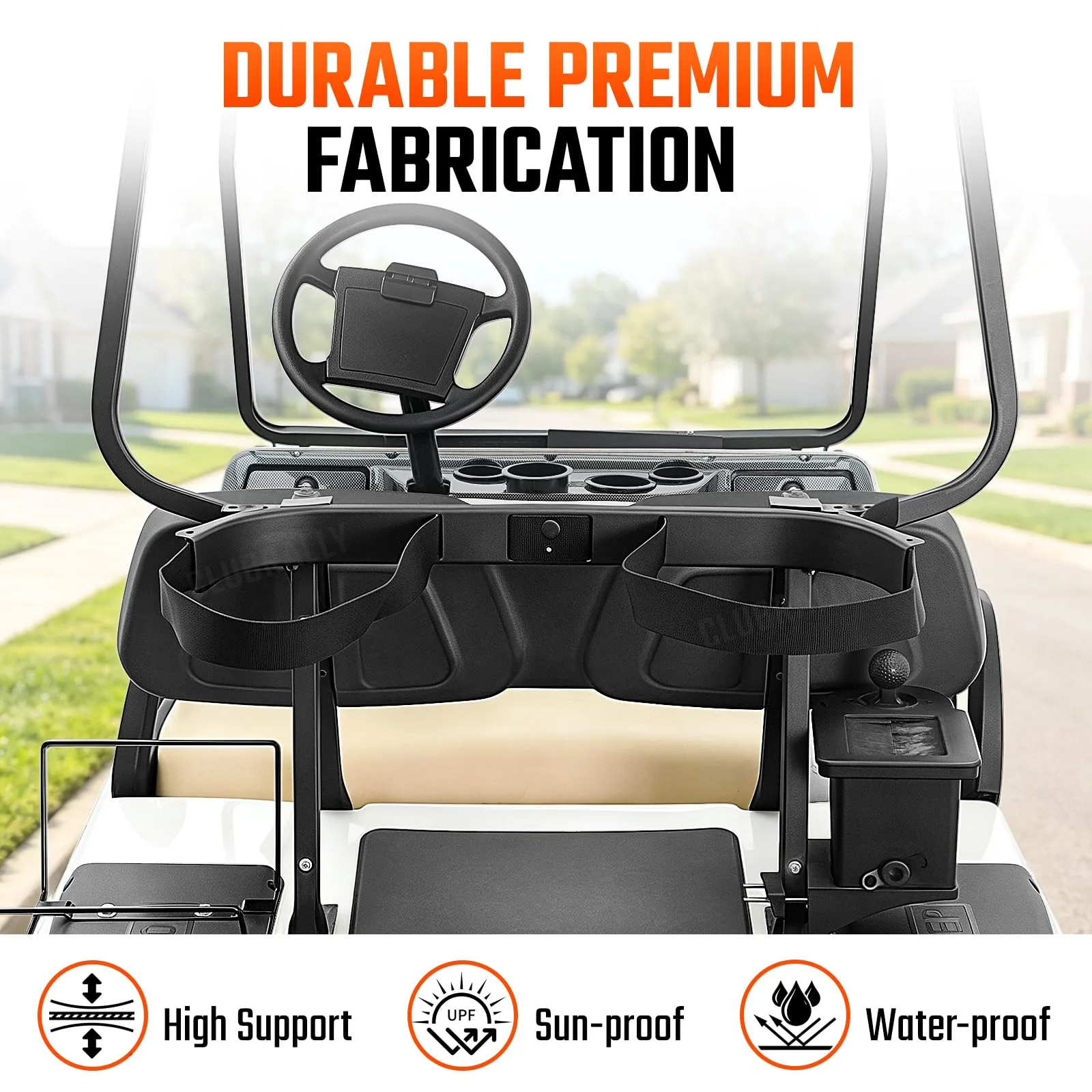 CLUBRALLY Golf Cart Bag Holder for Club Car DS | CB-186 image 3