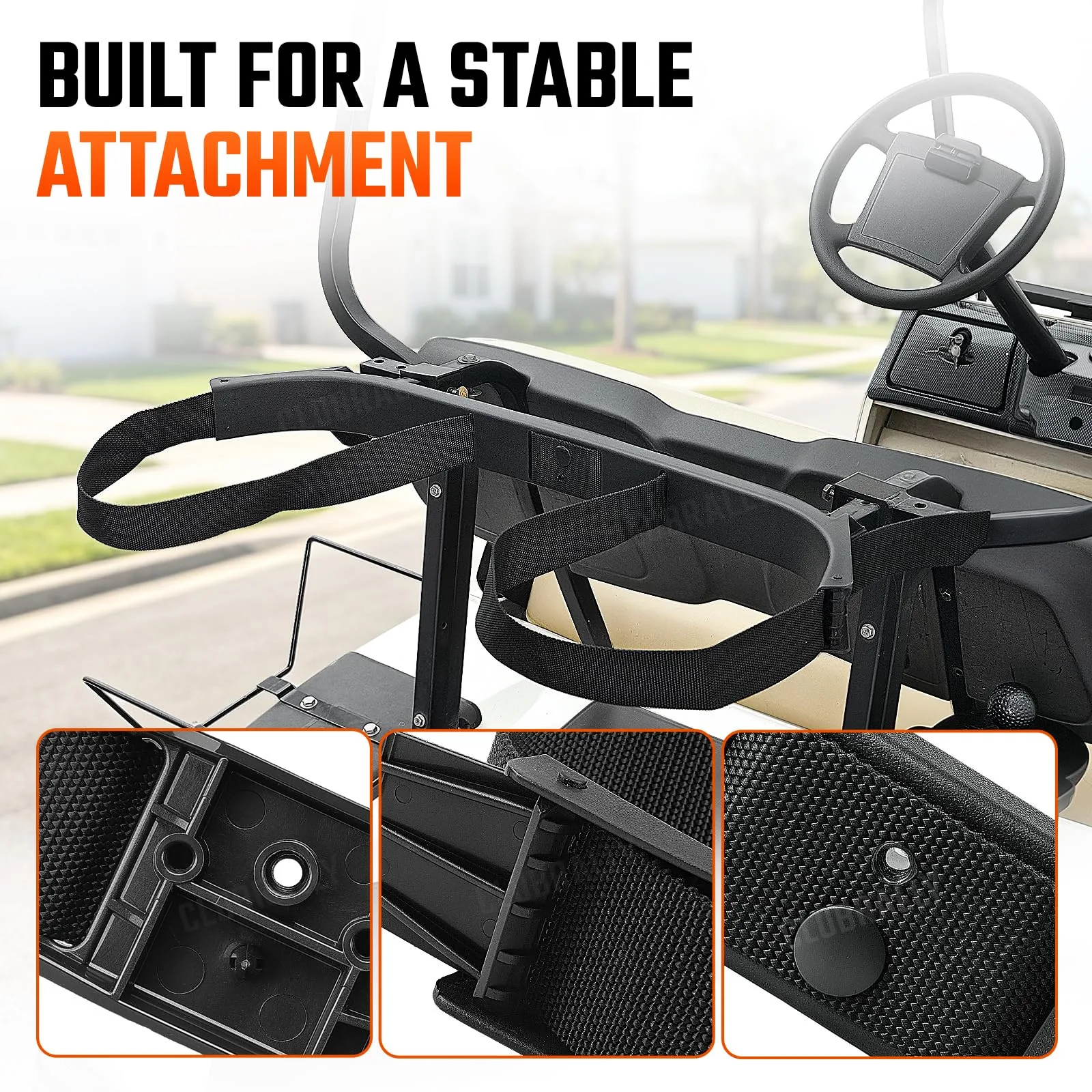 CLUBRALLY Golf Cart Bag Holder for Club Car DS | CB-186 image 4
