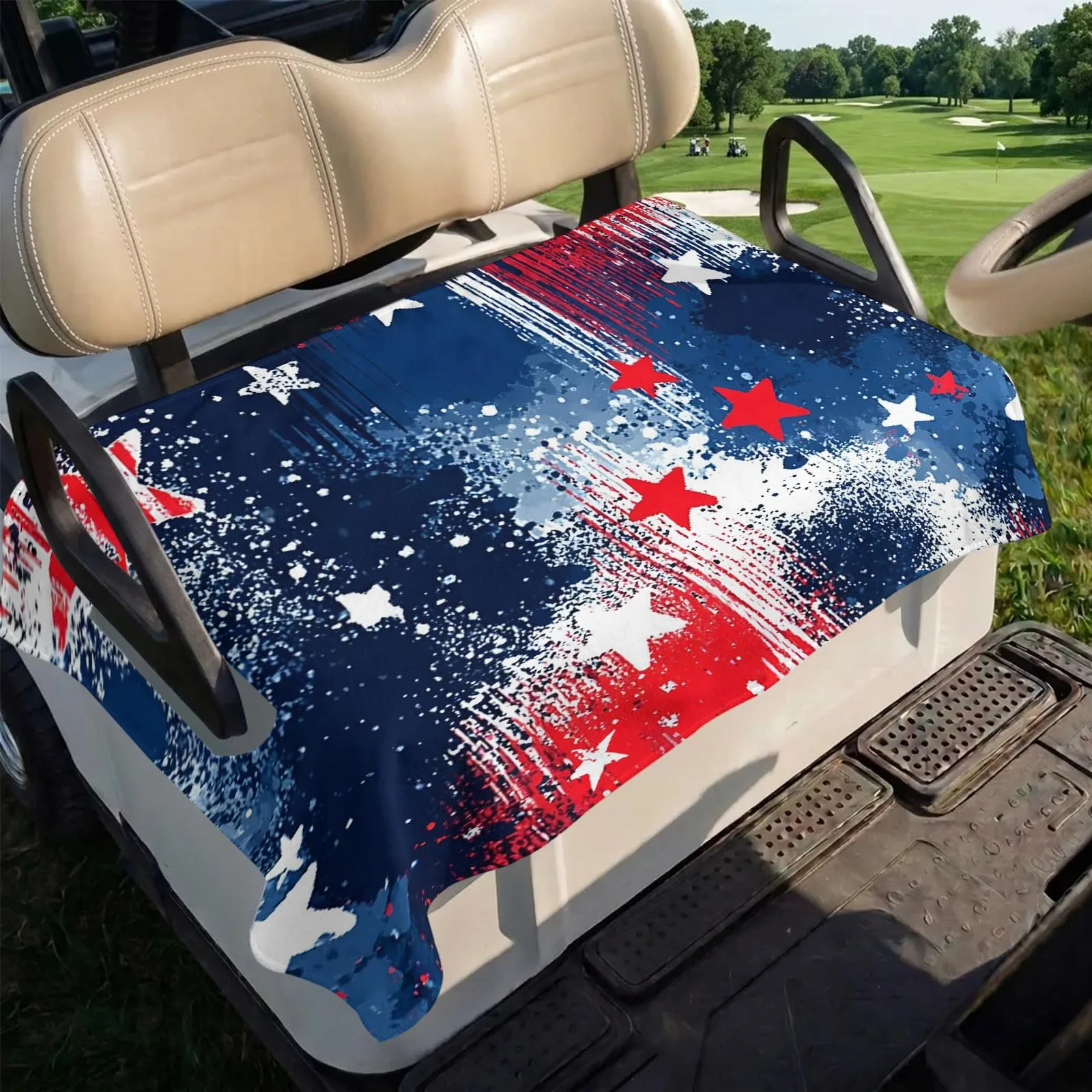 Trosturdspn Golf Cart Seat Towel Cover, 51 x 31 in image 4