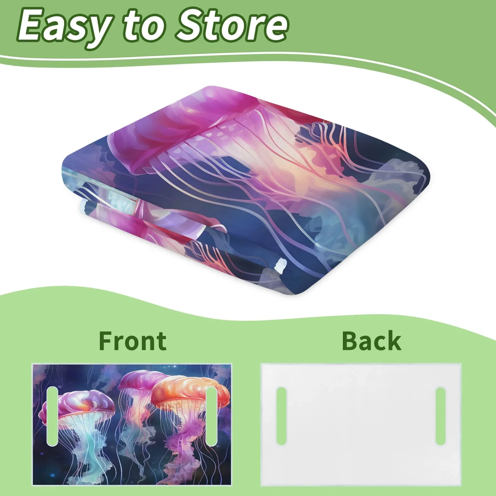 Tiveruda Jellyfish Golf Cart Seat Cover, 51 x 31 in image 4