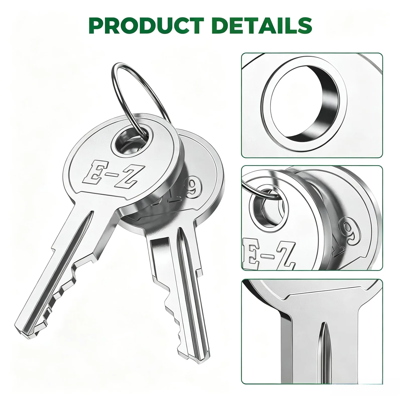 Esiwila 15-Pack E-Z-GO Golf Cart Ignition Keys image 4