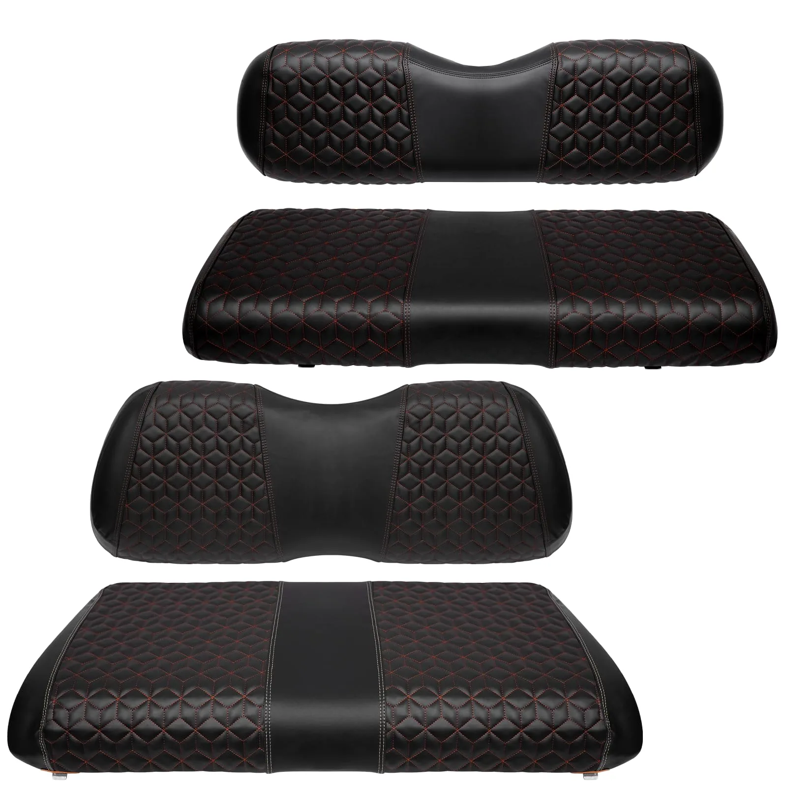 SAMXOMAP Club Car Precedent Front and Rear Seat Covers
