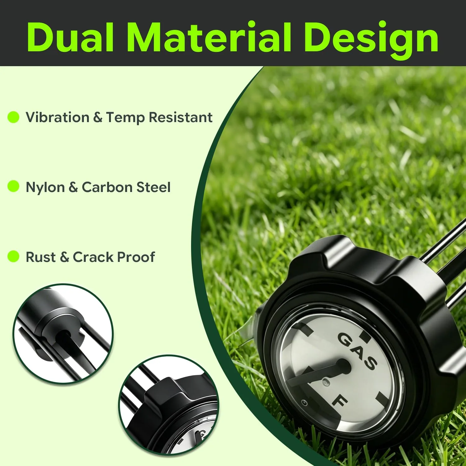 LENGSHIKEJI Fuel Tank Cap with Gauge 7J203658 image 3