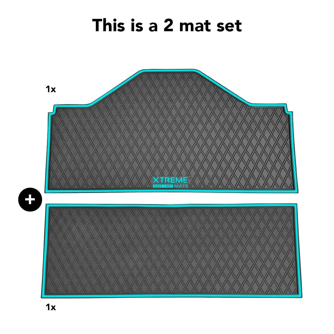 Xtreme Golf Cart Mats EVOL-D5 Floor Mats for Evolution D5 (Sky Blue) image 3